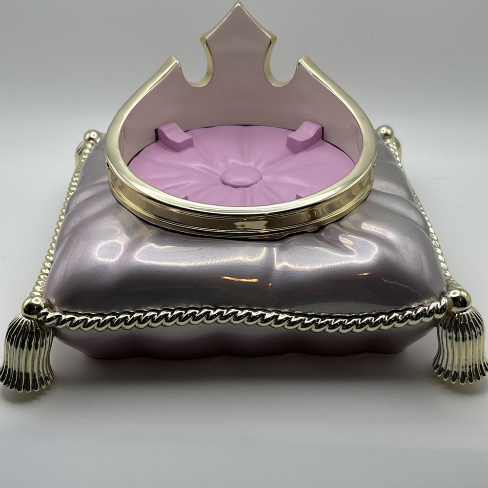 Disney Bath & Body Works Princess Aurora  Crown 3-Wick Candle Holder Pedestal 👑 - Picture 5 of 6